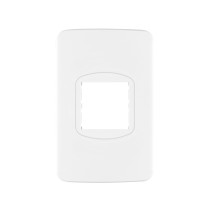 Placa de 1 ventana 1.5 módulos, línea Toledo, BASIC