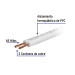 Rollo de 100 m de cordón dúplex flexible SPT 12 AWG, VOLTECK