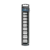 Juego de 9 dados cuadro 3/8" mm, TRUPER