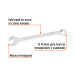 Llave combinada extralarga 24 mm x 336 mm de largo, EXPERT