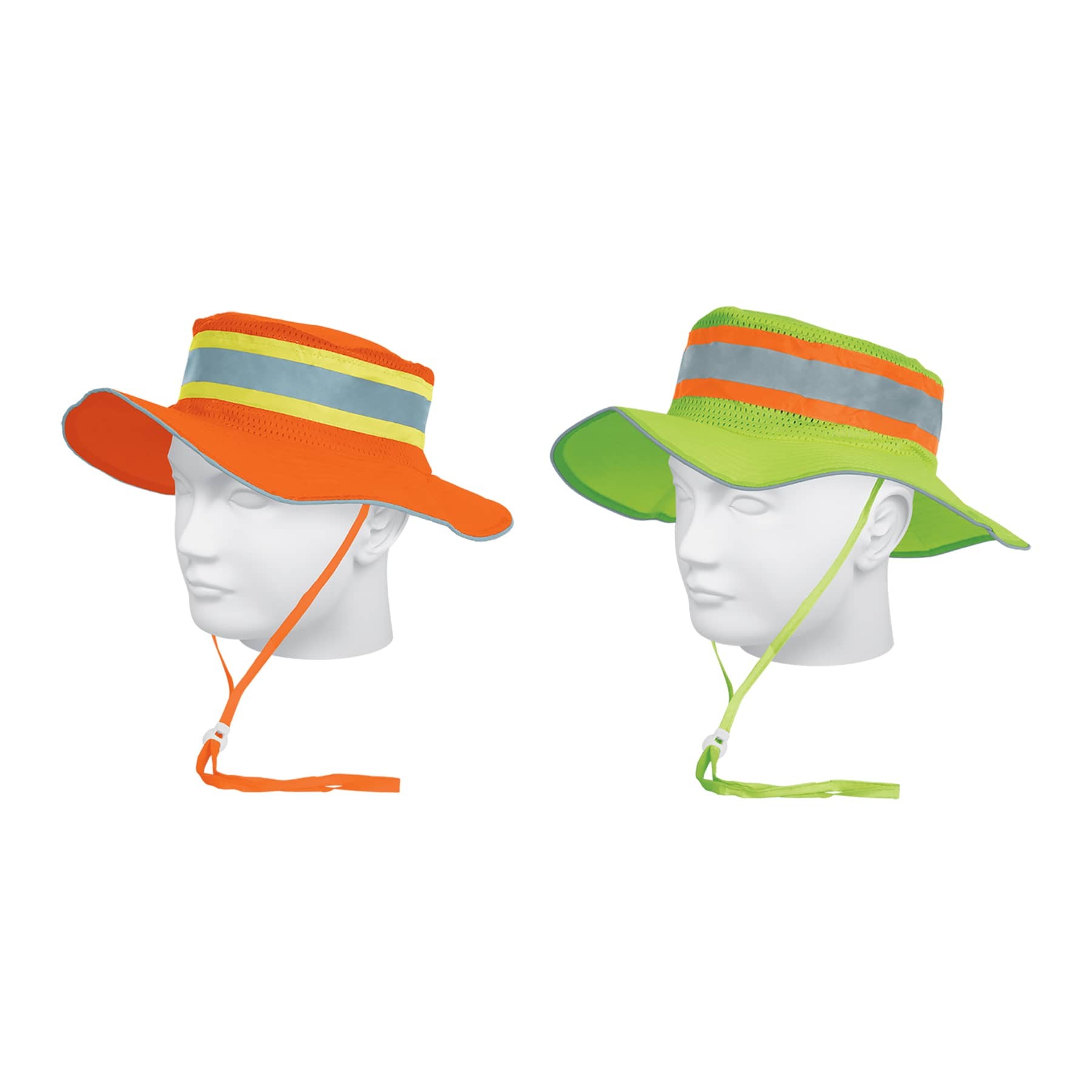 Sombreros de alta visibilidad con reflejante