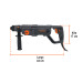 Rotomartillo SDS Plus/destornillador, 3.5 J, 800W, mango D