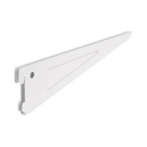 Ménsula plana blanca para cremallera doble, 27cm, FIERO