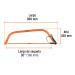 Arco jardinero tubular de 30", TRUPER