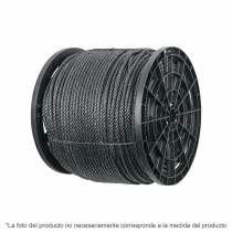 Kilo de cuerda negra de polipropileno 11 mm, carrete 20kg