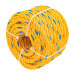 Metro de cuerda amarilla de polipropileno 11 mm, rollo 18m
