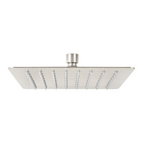Regadera cuadrada 8", acero inox, sin brazo, satín, TÚBIG