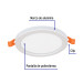Luminario LED plafón 6W 6500K, ajustable, redondo, VOLTECK