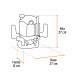 Router (Rebajadora) 1200W, 1-3/4 HP, TRUPER INDUSTRIAL