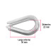 Bolsa con 10 guardacabos para cable de acero de 3/16", FIERO