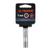 Dado largo de 9 mm, 6 puntas, cuadro 1/4", TRUPER