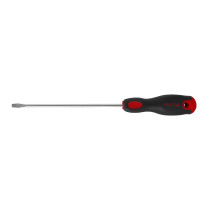 Desarmador plano 3/16 x 6" mango Comfort Grip, PRETUL