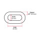 Metro de cadena galvanizada de 1/4", 35 m en cubeta, FIERO