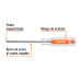 Desarmador punta Torx T 25 mango de acetato, TRUPER