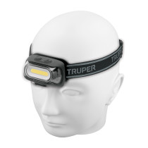 Linterna de minero LED 460 lm con sensor, recargable, TRUPER