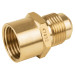 Niple campana de latón de 1/2" X 1/2", FOSET
