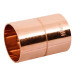 Cople de cobre 1-1/4", con ranura, FOSET