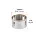 Brocasierra diamante 2-5/8" borde continuo, TRUPER