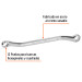 Llave de estrías 13 x 14 x 231 mm largo, TRUPER EXPERT