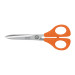 Tijera 8" para oficina, de acero inoxidable, TRUPER