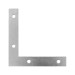 Bolsa c/24 escuadras planas cantoneras 3-1/2"x3-1/2", FIERO