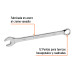 Llave combinada extralarga 29 mm x 401 mm de largo, EXPERT
