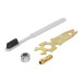 Pistola p/pintar succión HVLP vaso aluminio, 1.4 mm, TRUPER