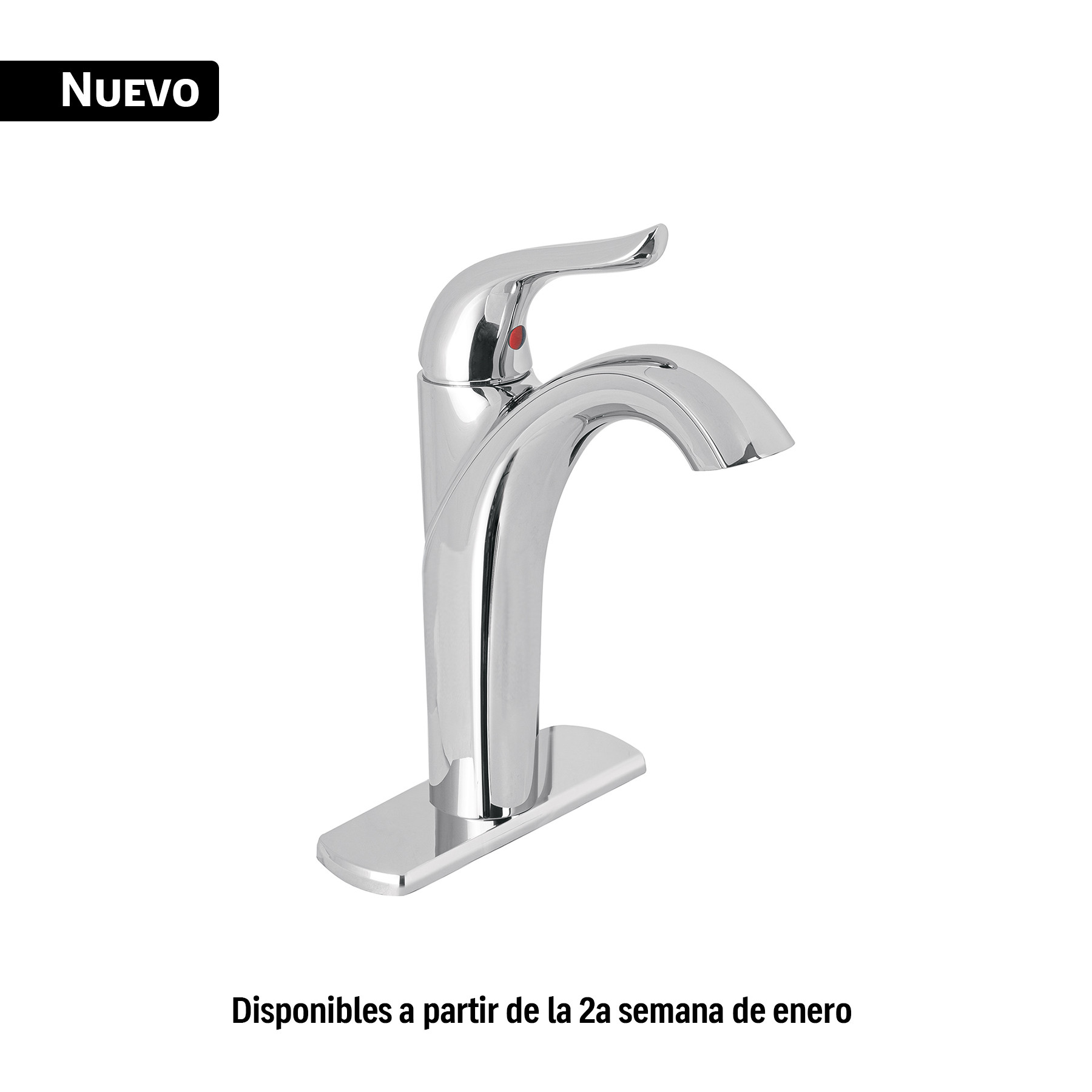 Monomando alto lavabo, cromo, FOSET AERO
