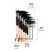 Rack para azadones, TRUPER
