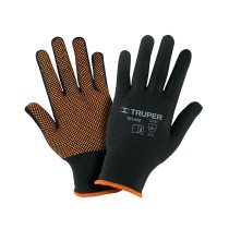 Guantes textiles con puntos de PVC