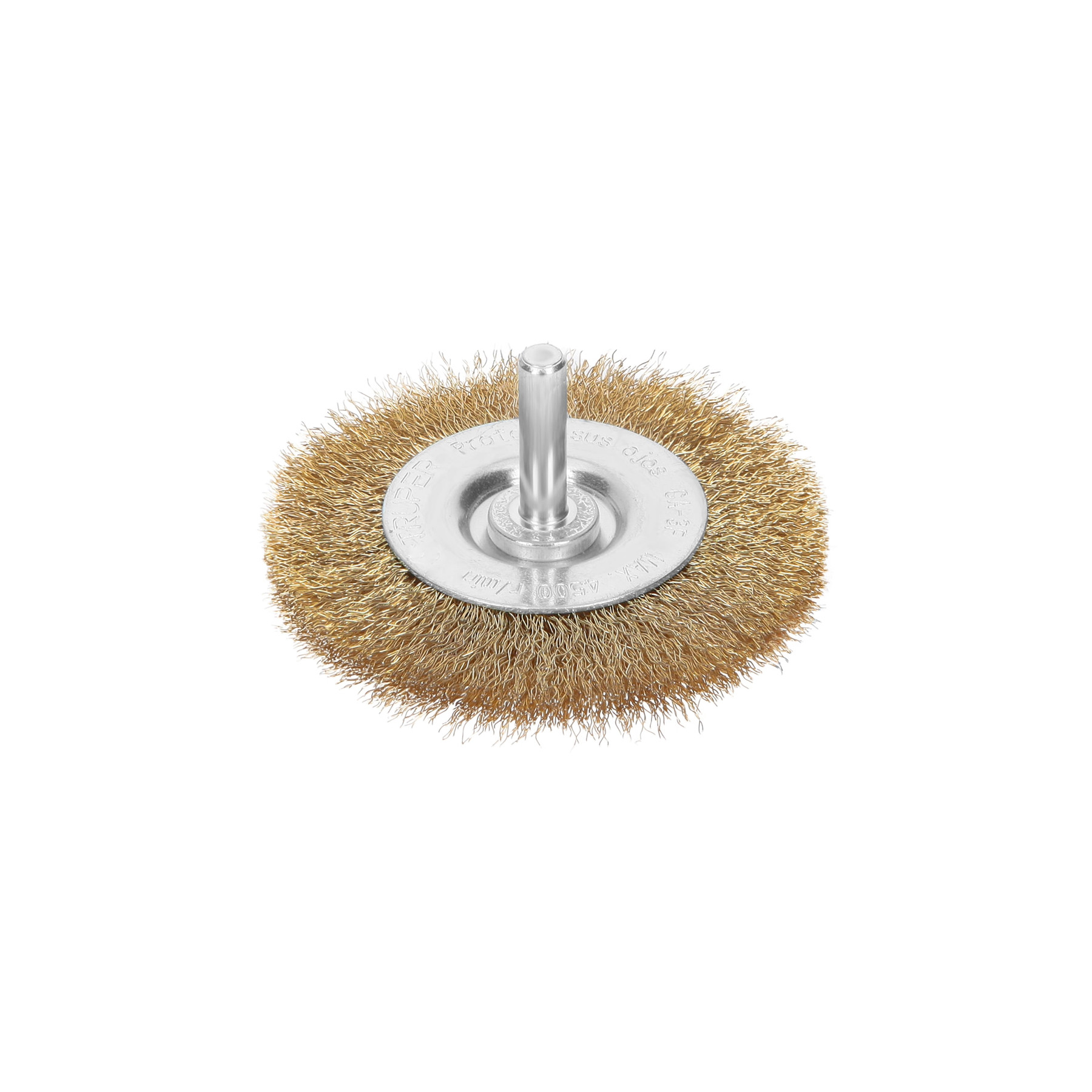 Carda circular 3" alambre fino para taladro, TRUPER