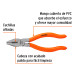 Pinza para electricista 6" mango de PVC, TRUPER