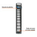 Juego de 9 dados cuadro 3/8" mm, TRUPER