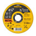 Disco abrasivo de corte preciso metal 4-1/2" x 1.6 mm PRETUL
