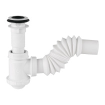 Céspol de bote de polietileno con contra, para lavabo, FOSET