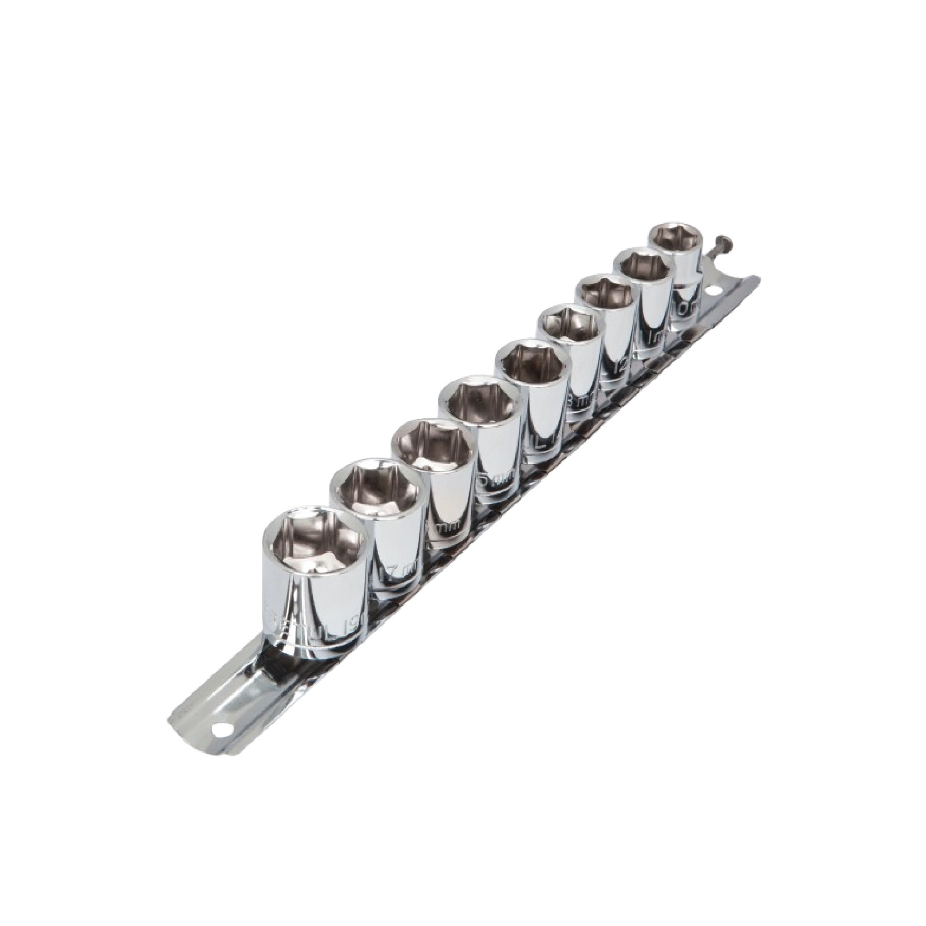 Juego de 9 dados cuadro 3/8" mm, PRETUL