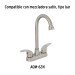 Cuello tipo bar para mezcladora de lavabo, satín, AQUA