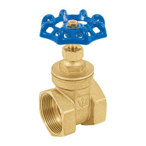 Válvula de compuerta de latón roscable de 1 1/2", FOSET