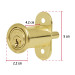 Cerradura para mueble, modelo 20, latón, HERMEX