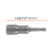 Estuche con 5 dados magnéticos de 12 mm largo 2-1/2", EXPERT
