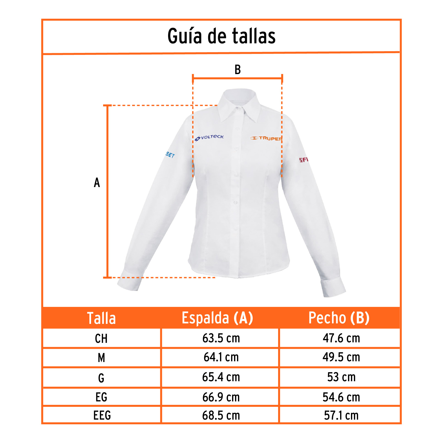 Camisas blancas manga larga para dama Camisas
