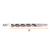 Broca HSS 15/32" Trusilver para metal, Truper