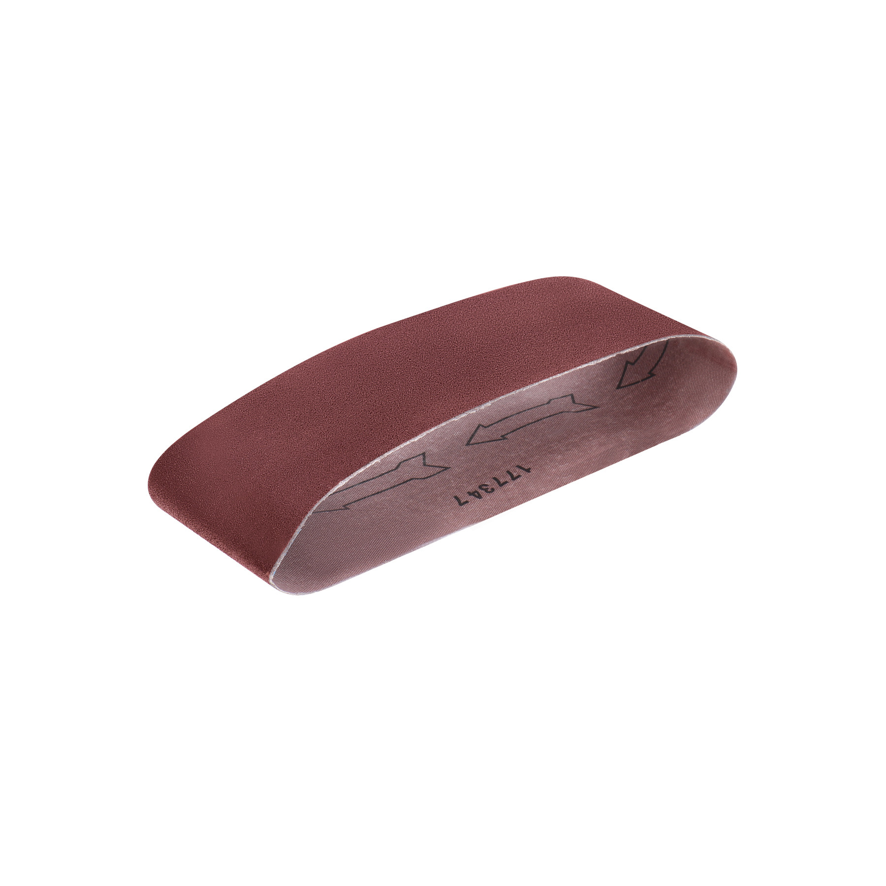 1 banda de lija 3 x 21" óxido de aluminio grano 80, 5 pzs