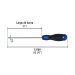 Desarmador de cruz 1/4" x 6" mango Comfort Grip, PRETUL