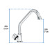 Llave individual fregadero, cuello corto, hexagonal, BASIC
