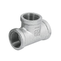 Tee sencilla 3/4" acero galvanizado, FOSET