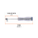 Desarmador de cruz de golpe 3/16" x 3", TRUPER EXPERT