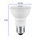 Foco LED 6 W tipo PAR20, 6500K blanca fría, VOLTECK