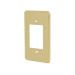 Placa 3 módulos, de aluminio, línea Económica, VOLTECK