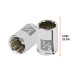 Dado de 1/2", 12 puntas, cuadro 1/4", TRUPER